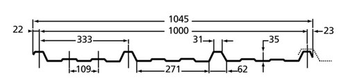 As24 1000 box - 1000, eaves