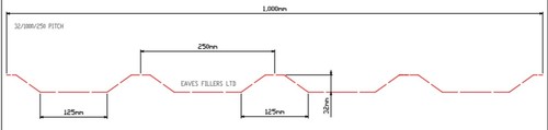 1000 250 pitch box - box, profile