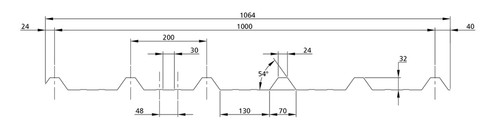 Box profile foam eaves - profile, fillers