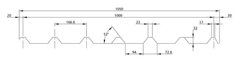 Box profile foam fillers eaves - profile,